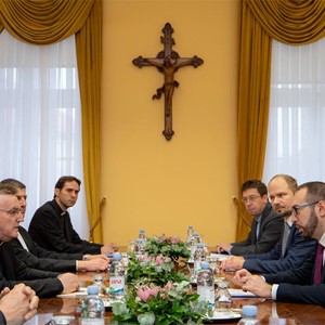 Susret kardinala Bozanića i gradonačelnika Tomaševića